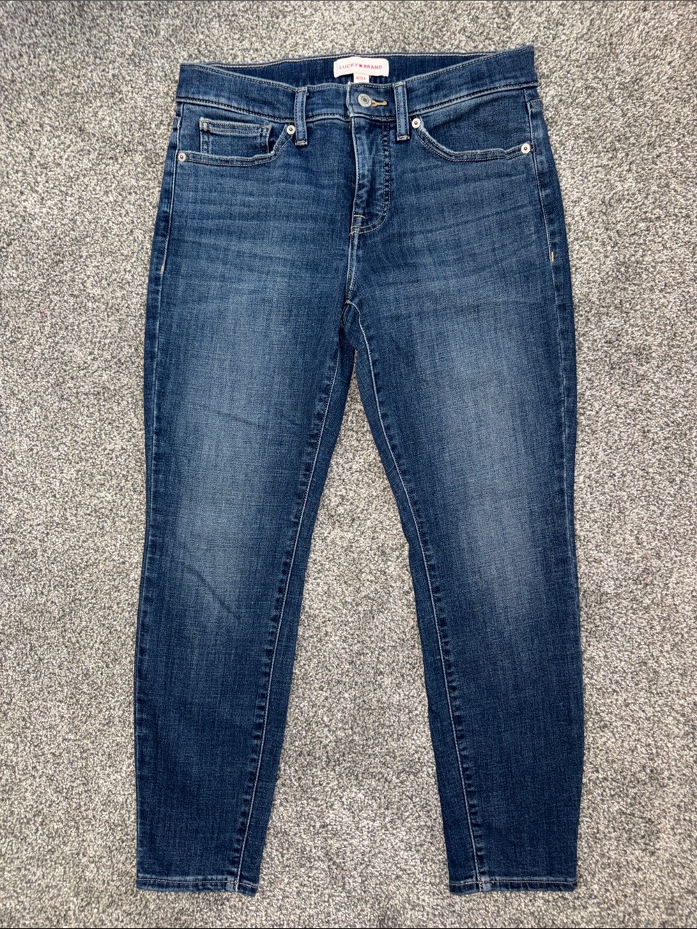 Lucky Brand Women's Mid Rise Ankle Skinny Jeans Sz 8/29